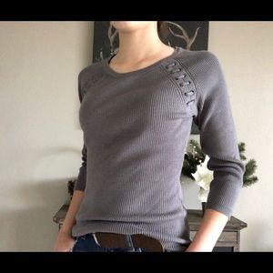 Grey knit shirt NWT